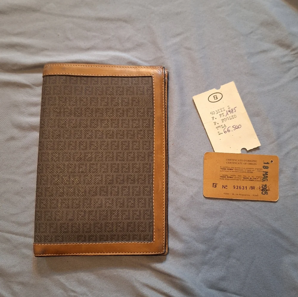 Vintage Fendi Zucca Wallet